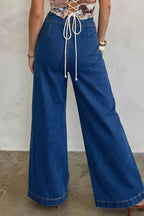 Hardware Decor Wide Leg Jeans RTS