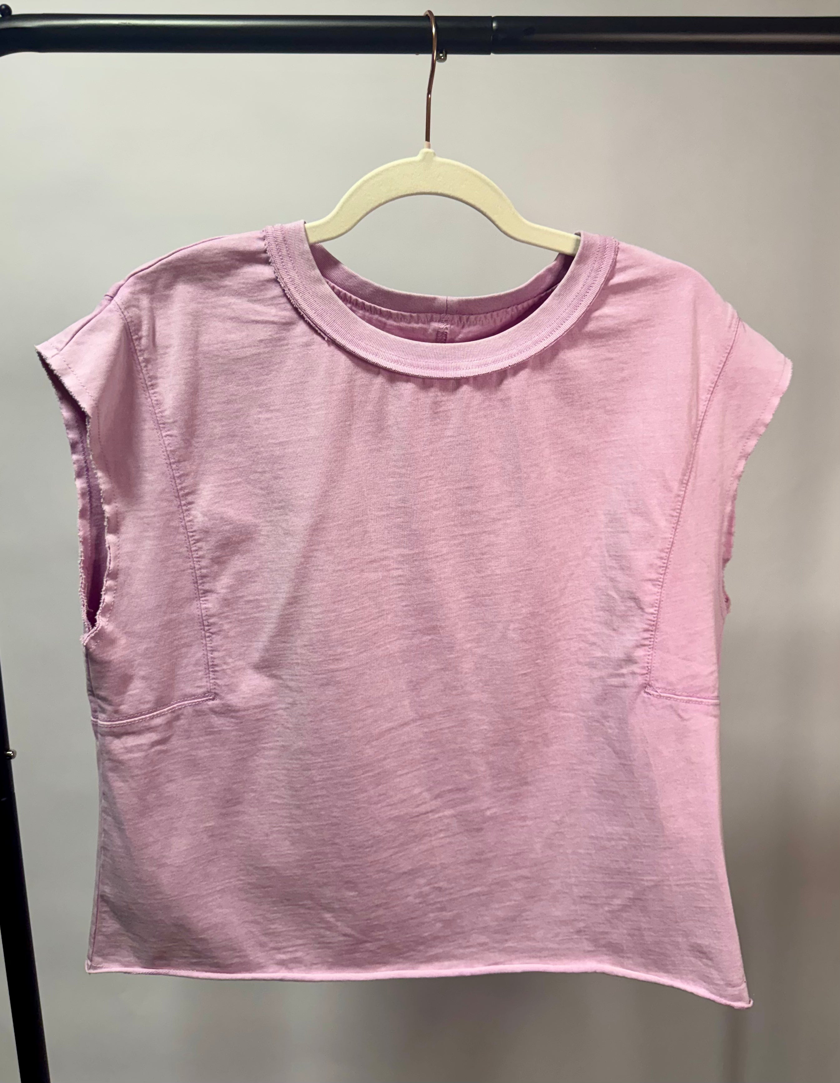 Mineral Wash Boxy Fit Tank