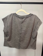 Mineral Wash Boxy Fit Tank