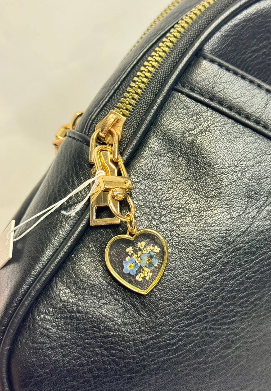 Dried Flower-Pressed Bag Charm
