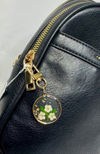 Dried Flower-Pressed Bag Charm