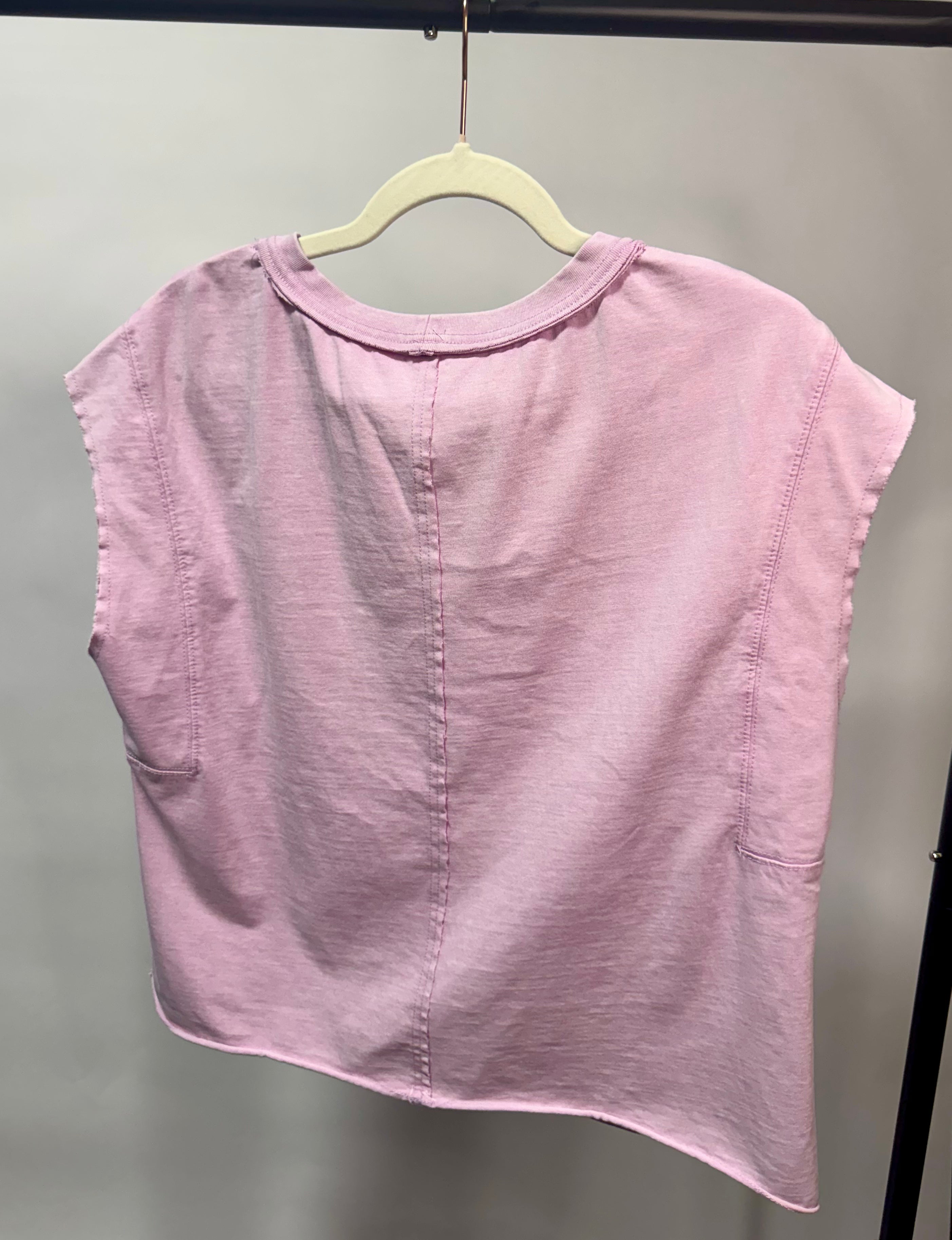 Mineral Wash Boxy Fit Tank