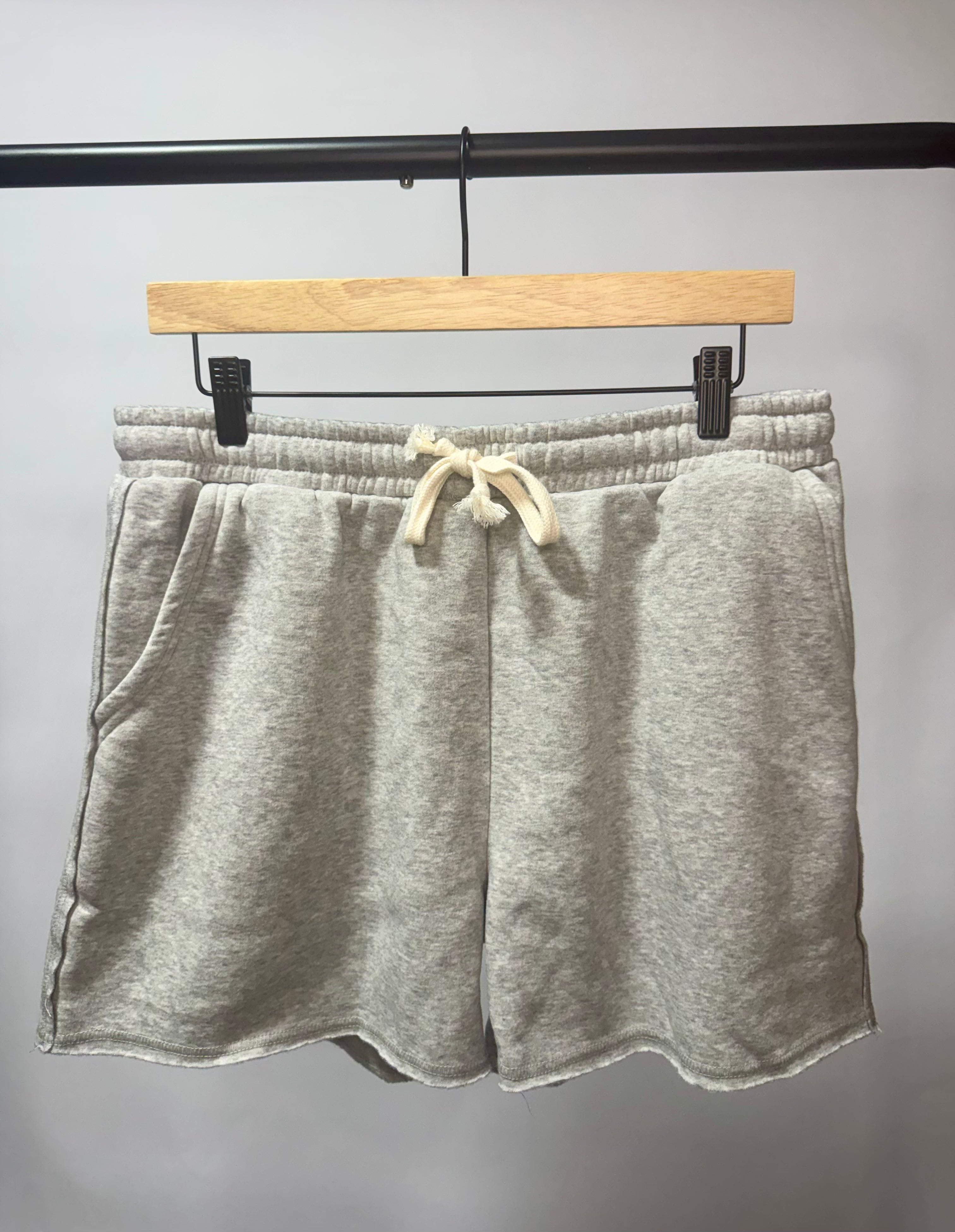 Drawstring French Terry Shorts