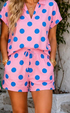 Polka Dot Shortie Set