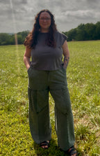 Mineral Wash Drawstring Pants FB