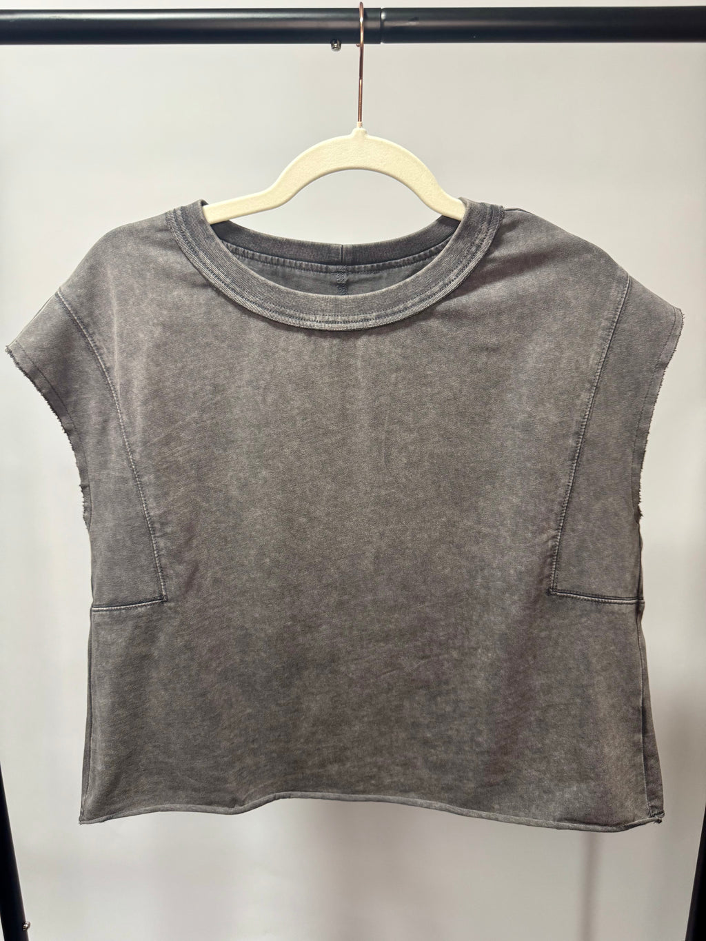 Mineral Wash Boxy Fit Tank