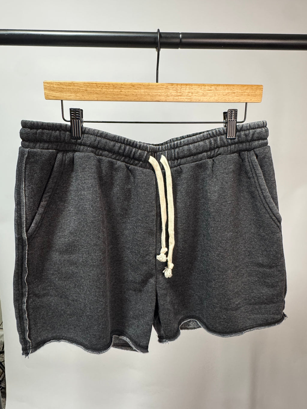 Drawstring French Terry Shorts