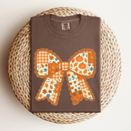 Fall Pumpkin Bow Tee.